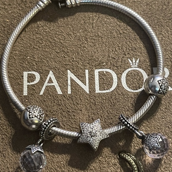 Pandora Jewelry - Pandora bracelet star theme with 5 charms